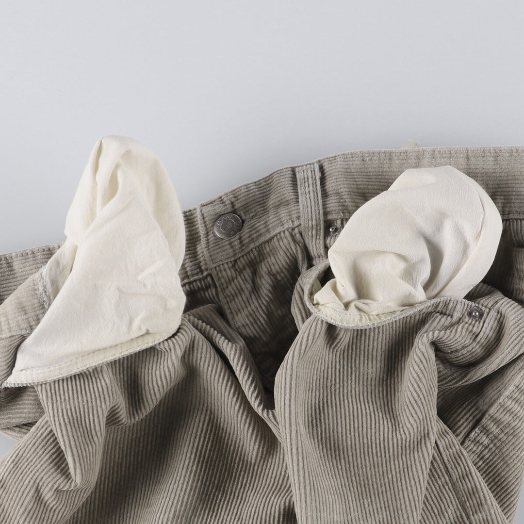 90'S Armani Jeans corduroy pants, men's, size W32, vintage cotton Beige type Vintage Second Hand