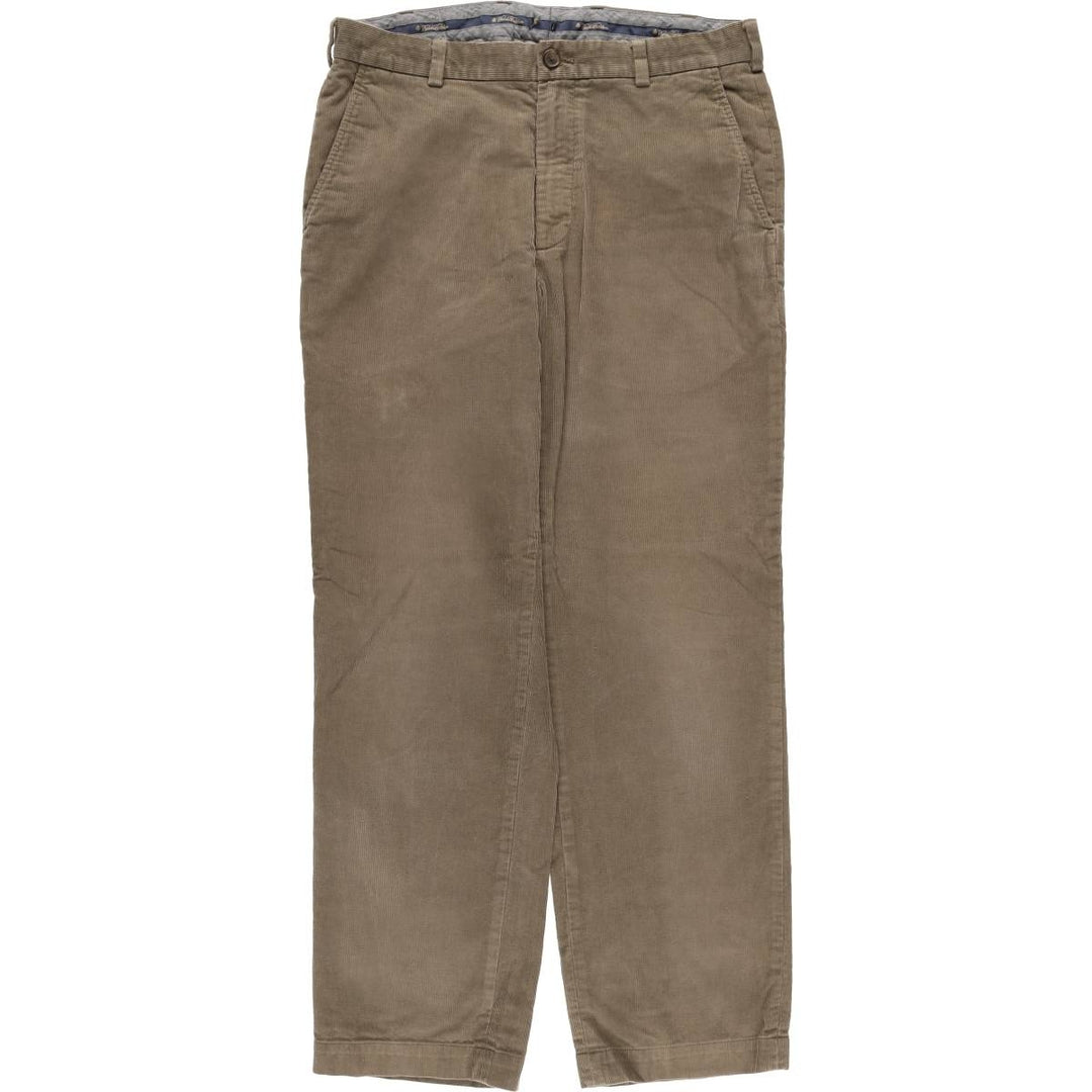 Brooks Brothers Clark Corduroy Pants, Men's, Size W34 cotton beige type brown Vintage Second Hand