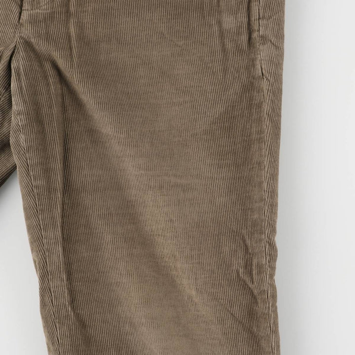 Brooks Brothers Clark Corduroy Pants, Men's, Size W34 cotton beige type brown Vintage Second Hand