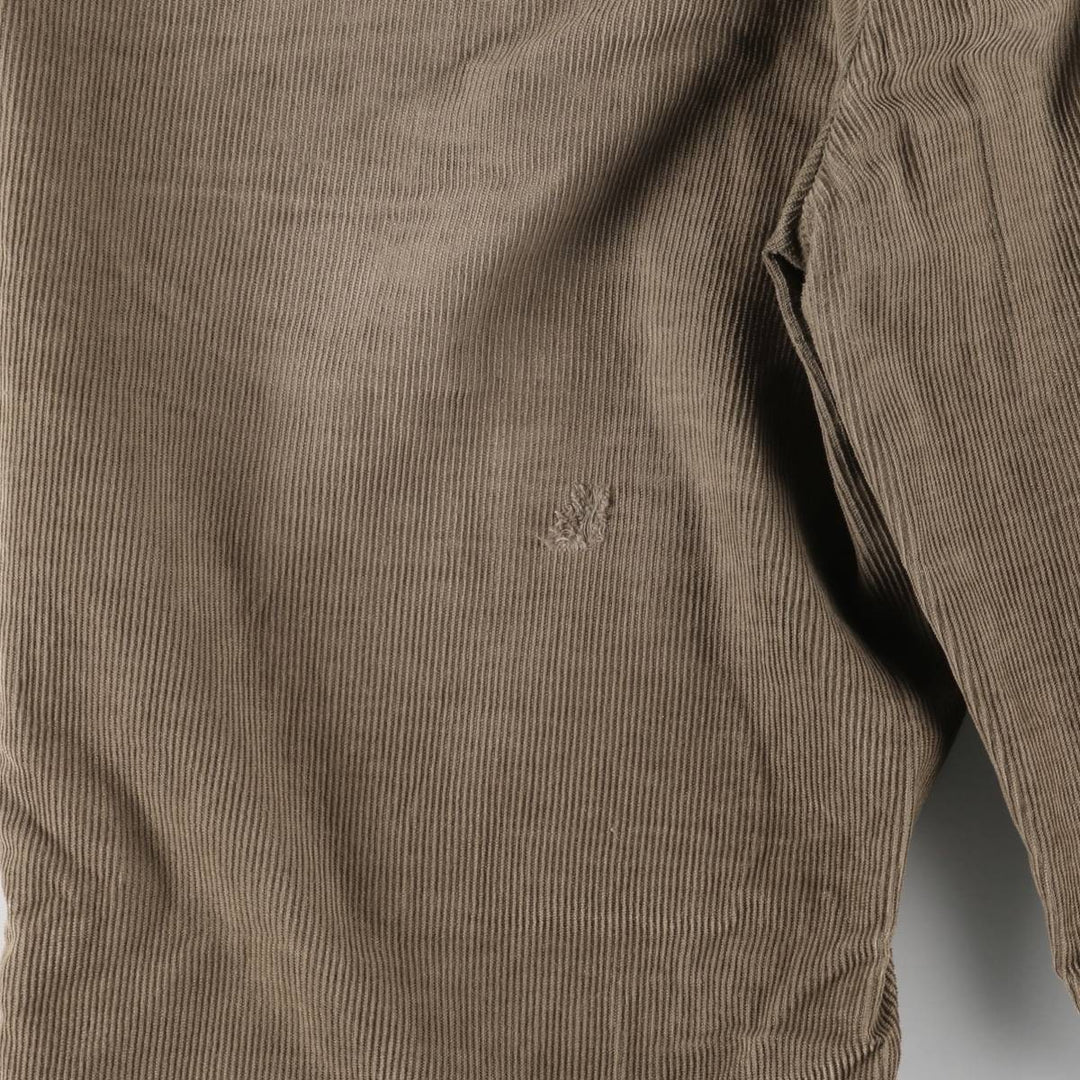 Brooks Brothers Clark Corduroy Pants, Men's, Size W34 cotton beige type brown Vintage Second Hand