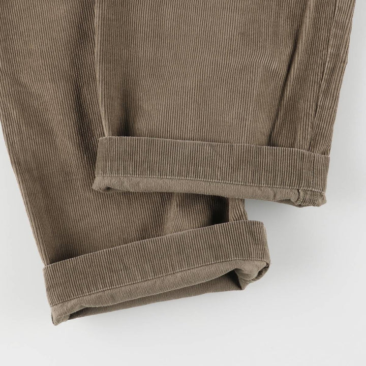 Brooks Brothers Clark Corduroy Pants, Men's, Size W34 cotton beige type brown Vintage Second Hand