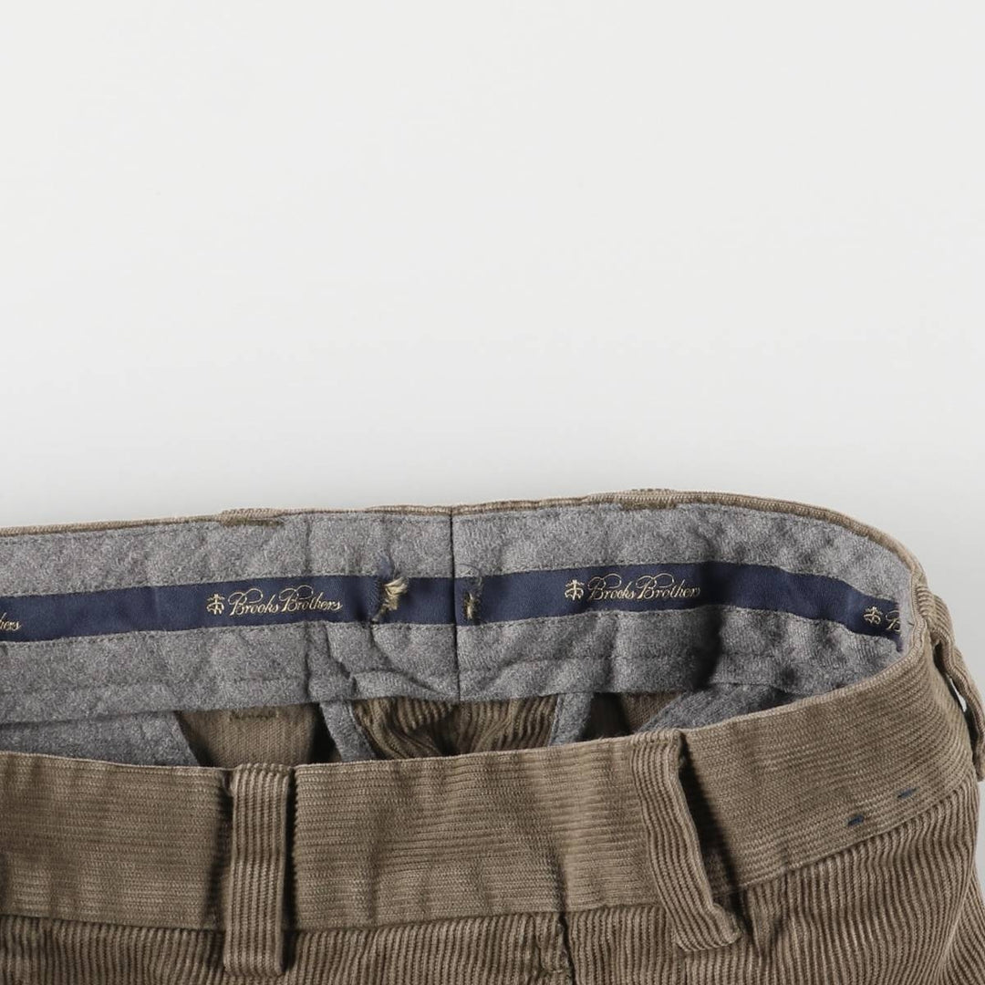Brooks Brothers Clark Corduroy Pants, Men's, Size W34 cotton beige type brown Vintage Second Hand