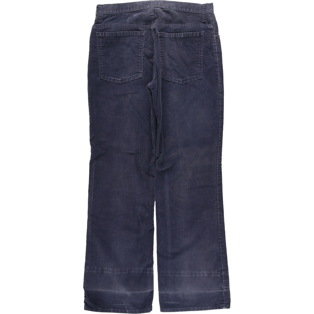 1970'S JCPenney Men's Corduroy Pants, Size W30 cotton navy blue type Vintage Second Hand