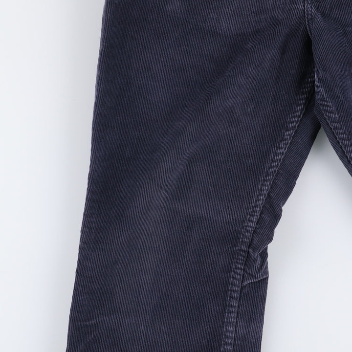 1970'S JCPenney Men's Corduroy Pants, Size W30 cotton navy blue type Vintage Second Hand