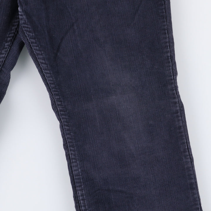 1970'S JCPenney Men's Corduroy Pants, Size W30 cotton navy blue type Vintage Second Hand