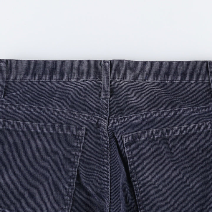 1970'S JCPenney Men's Corduroy Pants, Size W30 cotton navy blue type Vintage Second Hand