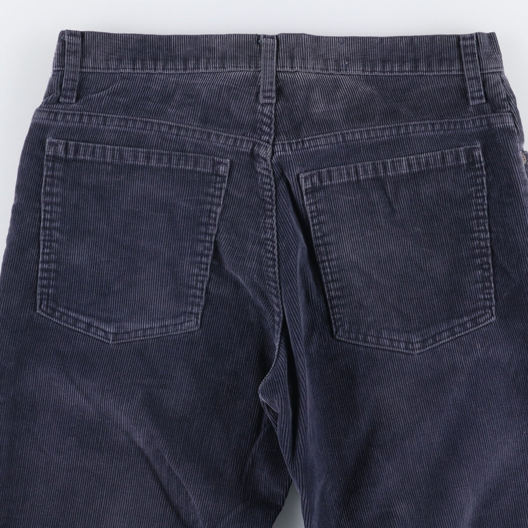 1970'S JCPenney Men's Corduroy Pants, Size W30 cotton navy blue type Vintage Second Hand