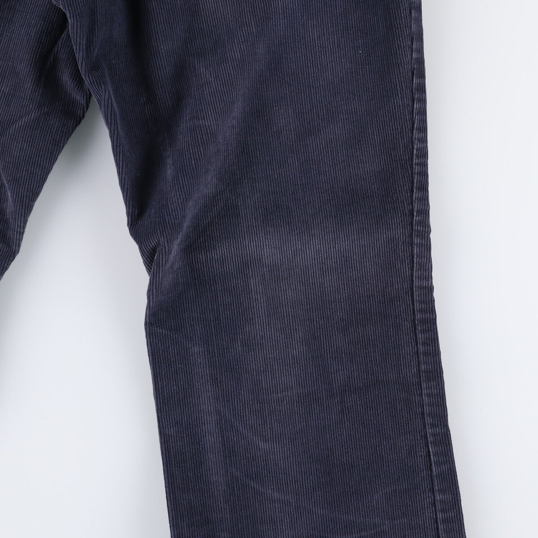 1970'S JCPenney Men's Corduroy Pants, Size W30 cotton navy blue type Vintage Second Hand