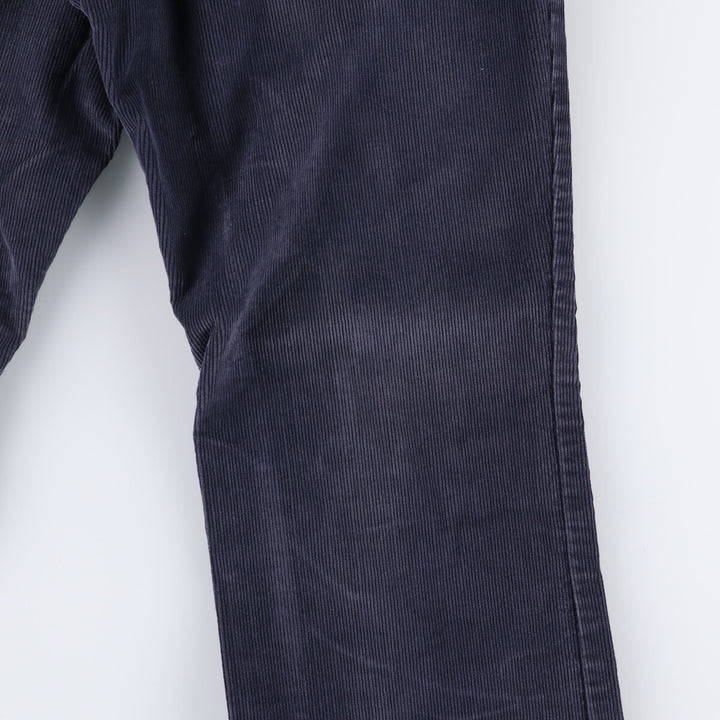 1970'S JCPenney Men's Corduroy Pants, Size W30 cotton navy blue type Vintage Second Hand