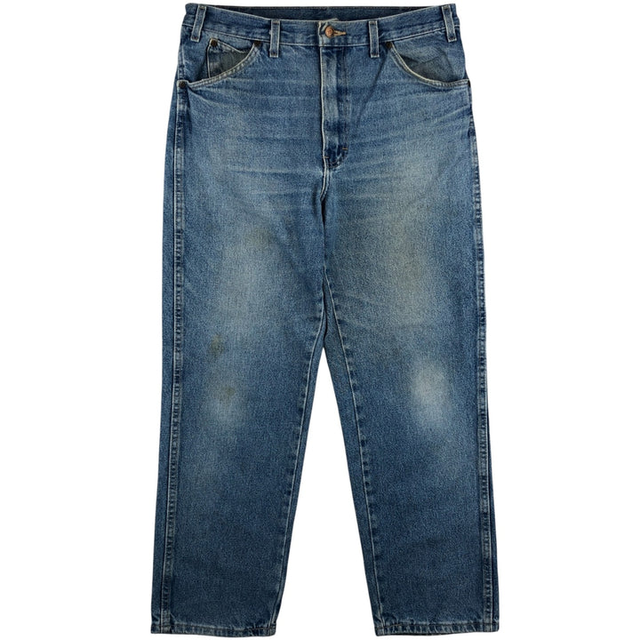 Dickies Straight Denim Pants for Men, W33 equivalent cotton blue type Vintage Second Hand