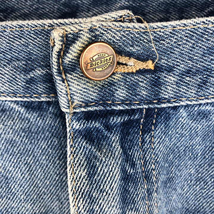 Dickies Straight Denim Pants for Men, W33 equivalent cotton blue type Vintage Second Hand