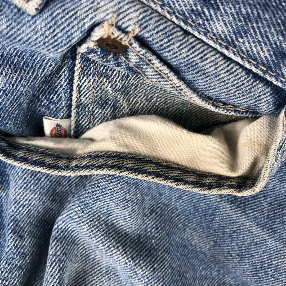Dickies Straight Denim Pants for Men, W33 equivalent cotton blue type Vintage Second Hand