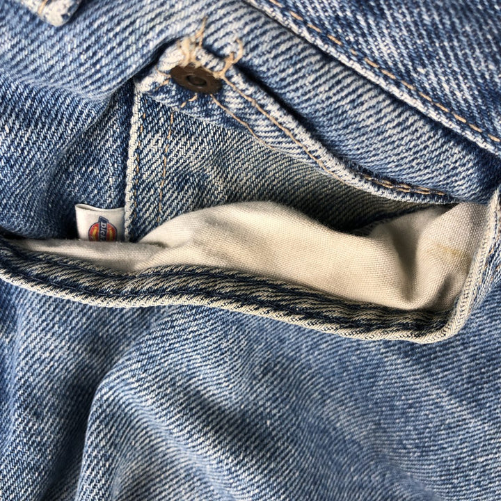 Dickies Straight Denim Pants for Men, W33 equivalent cotton blue type Vintage Second Hand