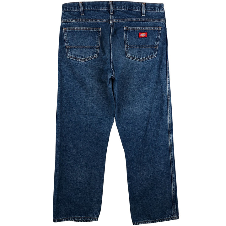 Dickies Men's Straight Denim Pants, Size W37 cotton blue type Vintage Second Hand