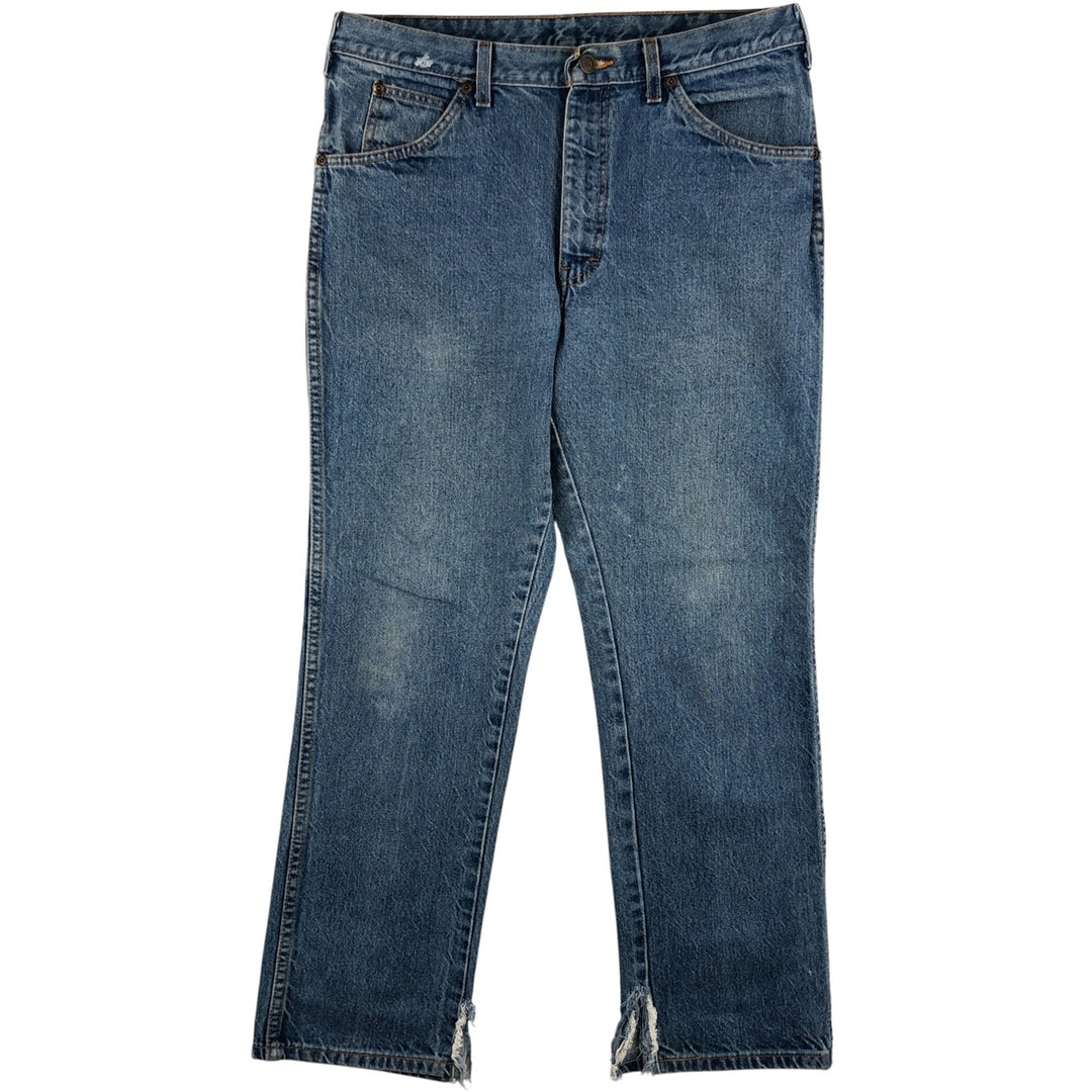 Dickies tapered denim pants for men, equivalent to W35 unclear blue type Vintage Second Hand