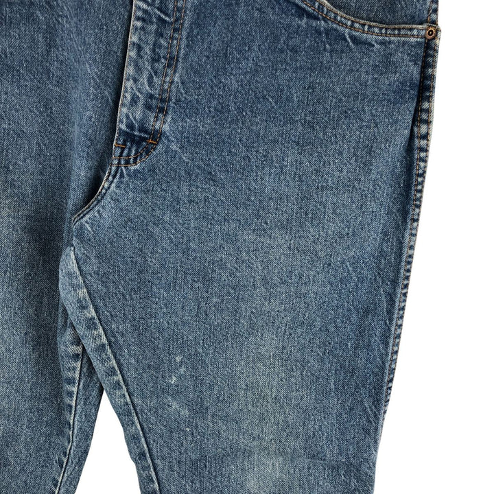 Dickies tapered denim pants for men, equivalent to W35 unclear blue type Vintage Second Hand