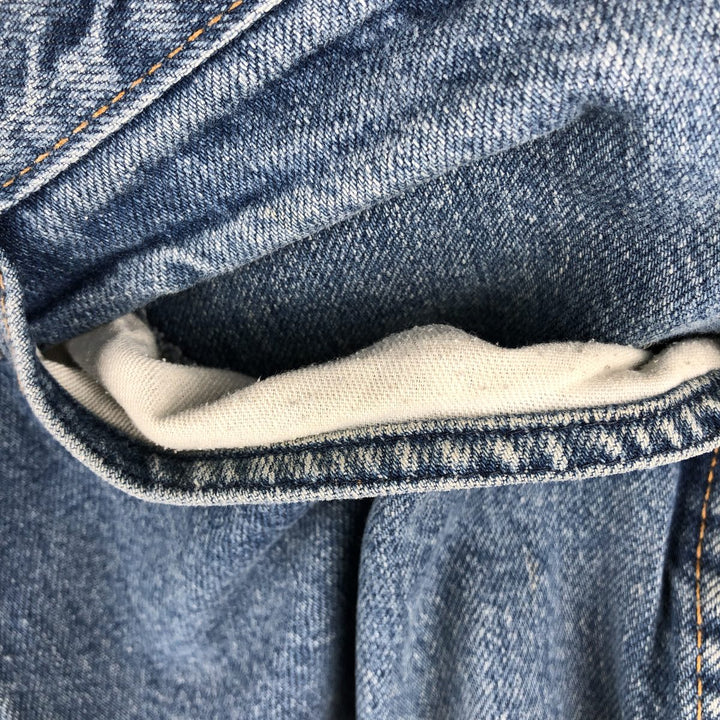 Dickies tapered denim pants for men, equivalent to W35 unclear blue type Vintage Second Hand