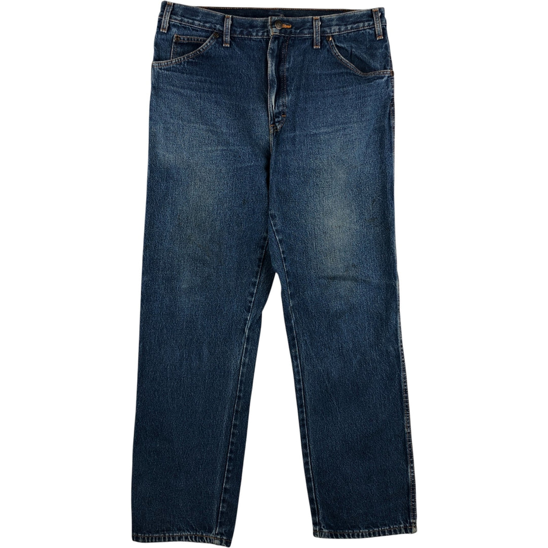 Dickies Men's Straight Denim Pants, Size W36 unclear blue type Vintage Second Hand