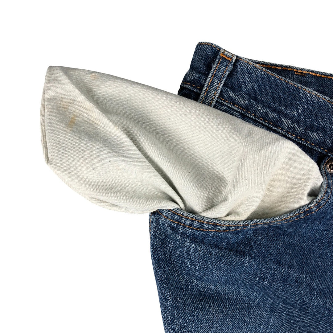Dickies Men's Straight Denim Pants, Size W36 unclear blue type Vintage Second Hand