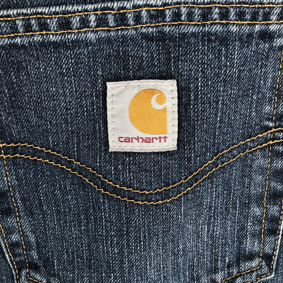 Carhartt Relaxed Fit Tapered Denim Pants for Men, W34 equivalent cotton blue type Vintage Second Hand