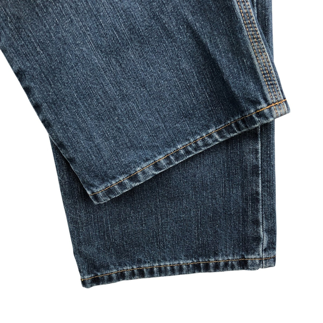 Carhartt Relaxed Fit Tapered Denim Pants for Men, W34 equivalent cotton blue type Vintage Second Hand