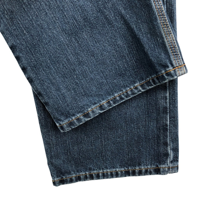 Carhartt Relaxed Fit Tapered Denim Pants for Men, W34 equivalent cotton blue type Vintage Second Hand