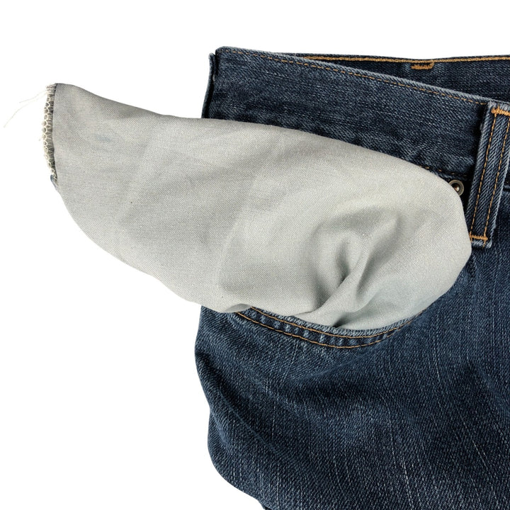 Carhartt Relaxed Fit Tapered Denim Pants for Men, W34 equivalent cotton blue type Vintage Second Hand