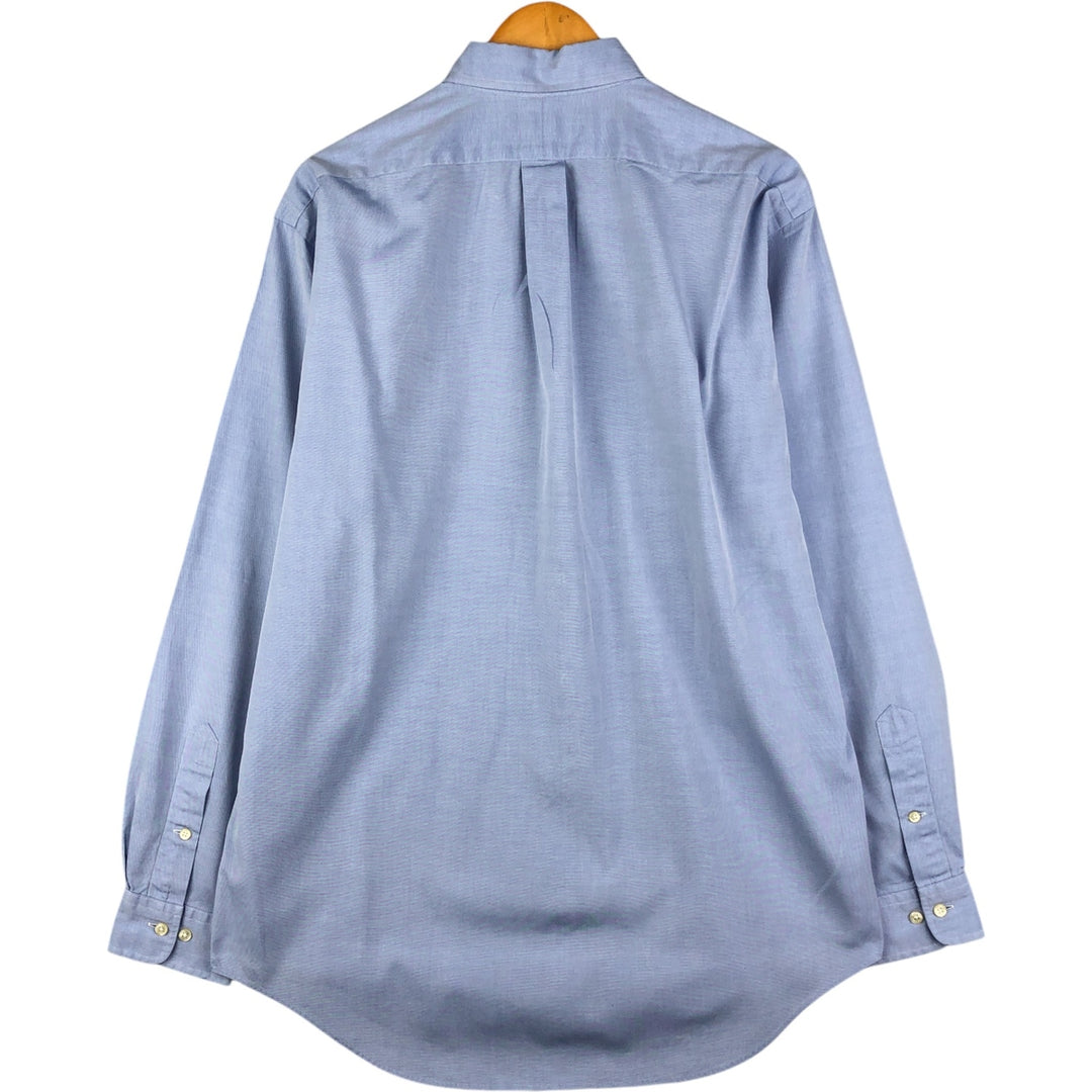 Ralph Lauren Classic Fit Long Sleeve Button Down Shirt Men's M cotton Blue type light blue Vintage Second Hand