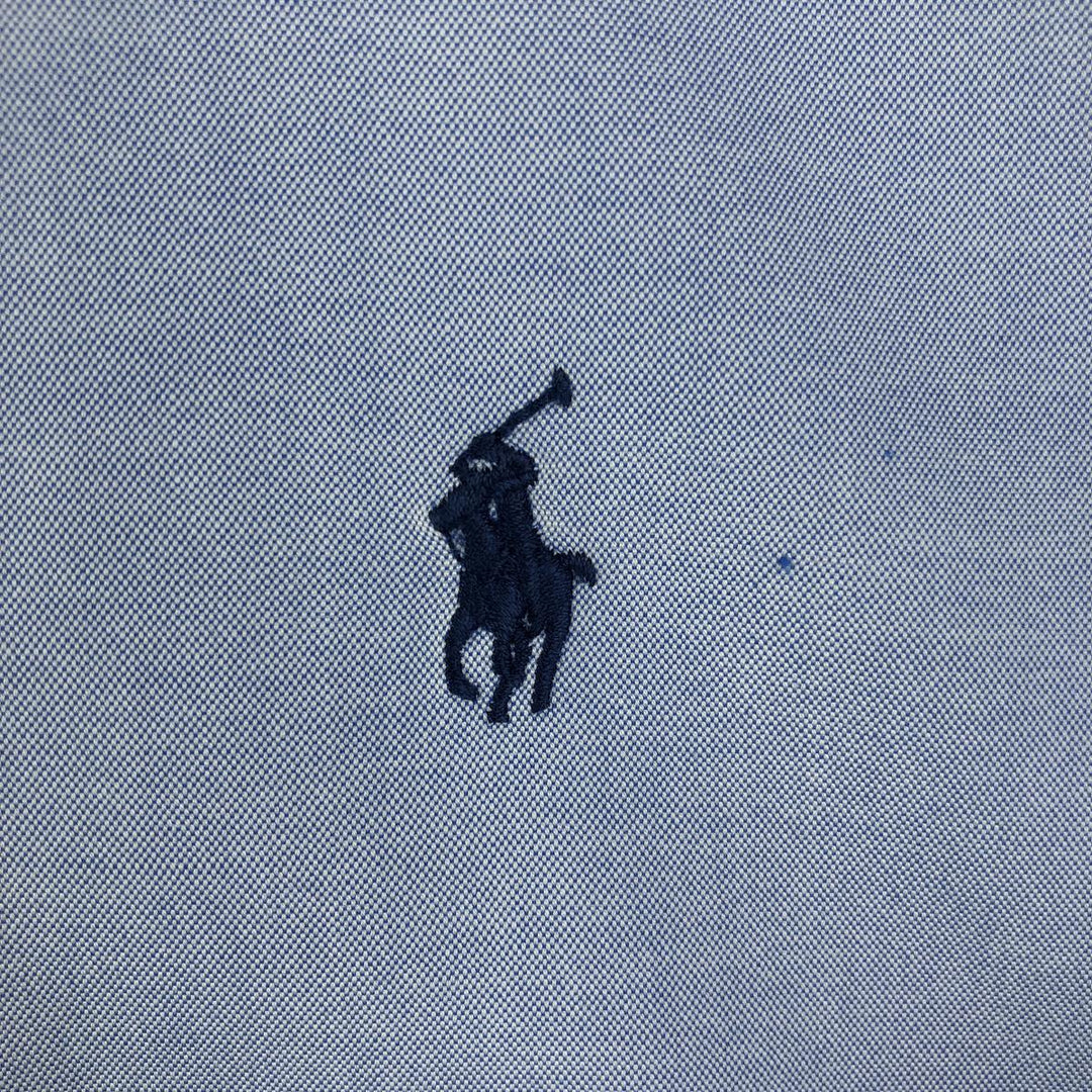 Ralph Lauren Classic Fit Long Sleeve Button Down Shirt Men's M cotton Blue type light blue Vintage Second Hand