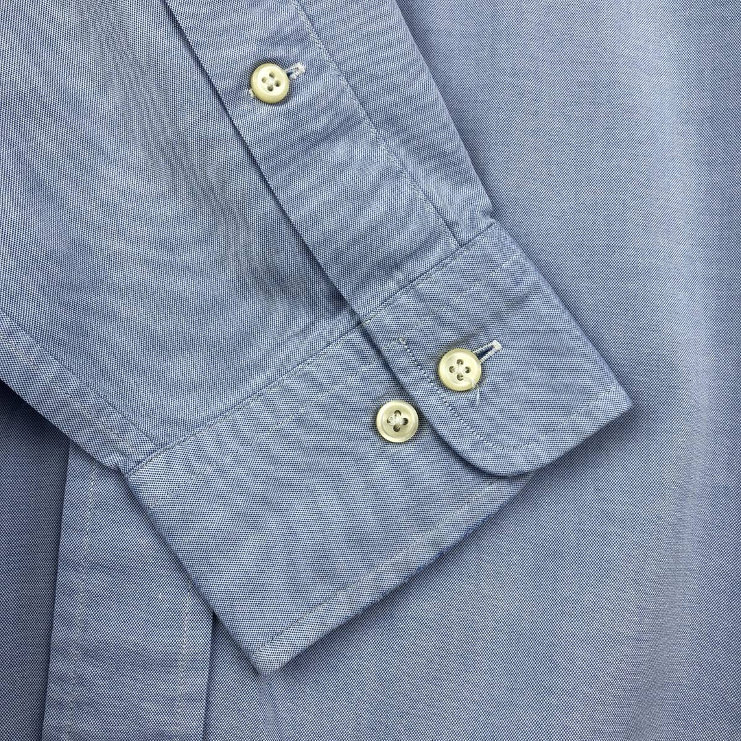 Ralph Lauren Classic Fit Long Sleeve Button Down Shirt Men's M cotton Blue type light blue Vintage Second Hand