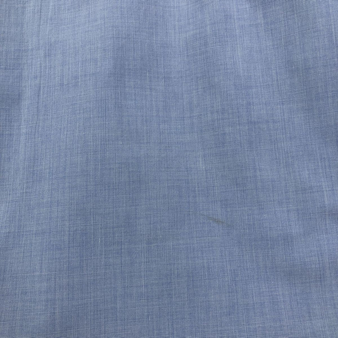 Ralph Lauren CUSTOM FIT long sleeve button down shirt, men's size L cotton Blue type light blue Vintage Second Hand