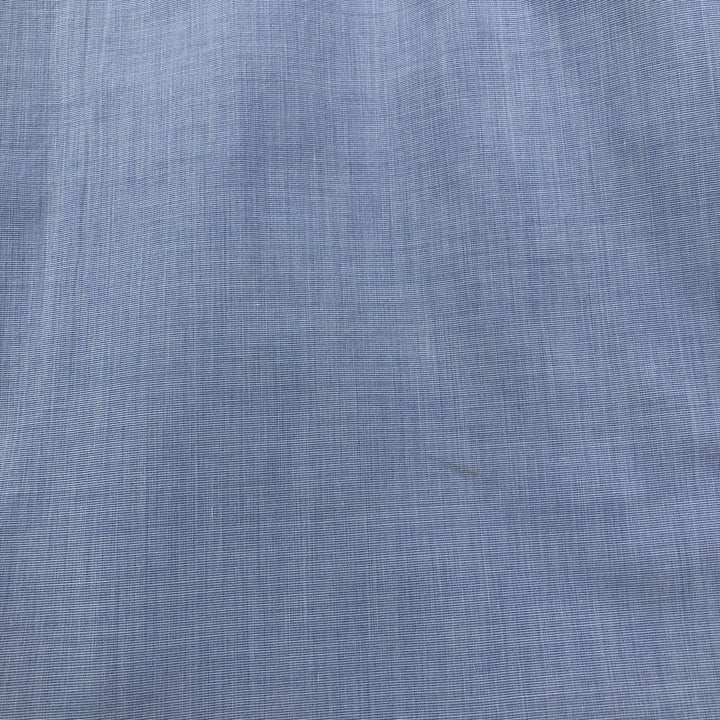 Ralph Lauren CUSTOM FIT long sleeve button down shirt, men's size L cotton Blue type light blue Vintage Second Hand