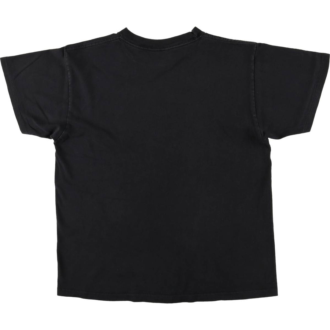 PLANET HOLLYWOOD Advertising T-Shirt, Made in USA, Men's Size L cotton black type Vintage Second Hand