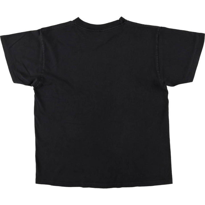 PLANET HOLLYWOOD Advertising T-Shirt, Made in USA, Men's Size L cotton black type Vintage Second Hand