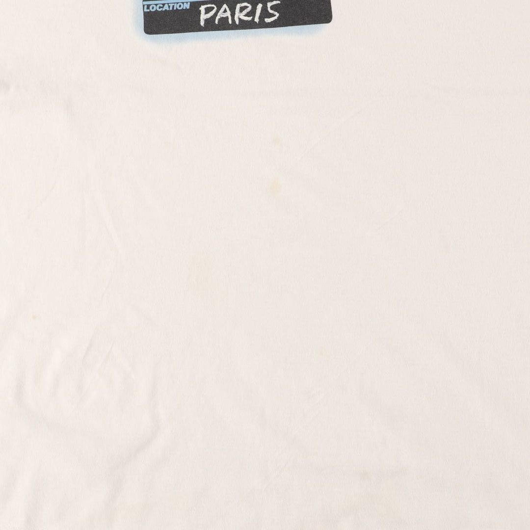 PLANET HOLLYWOOD Planet Hollywood Advertising T-Shirt Men's XXL cotton white type Vintage Second Hand