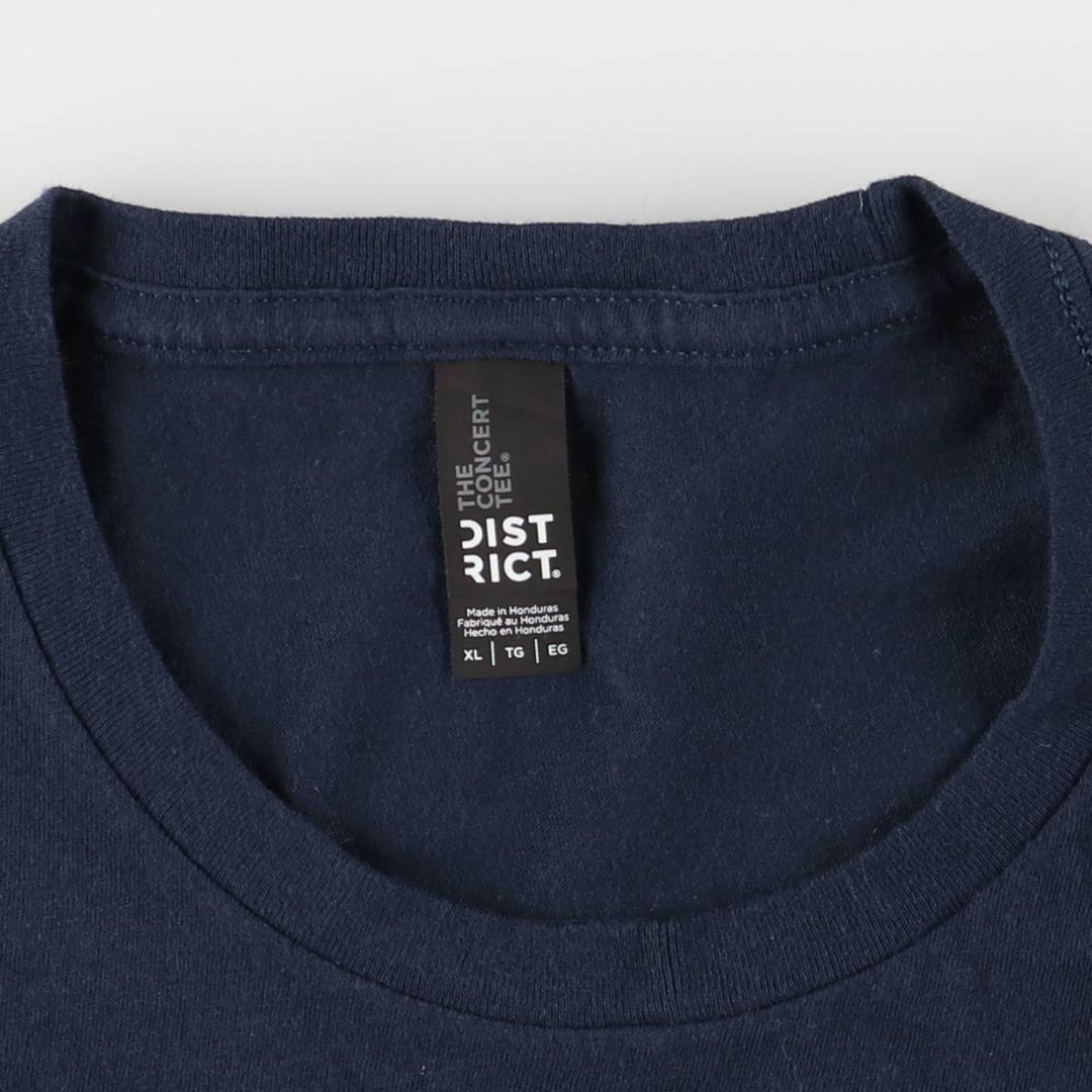 DIST RICT MILLER LITE BEER Miller Lite Beer Advertising T-Shirt Men's XL cotton navy blue type Vintage Second Hand