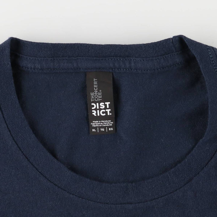 DIST RICT MILLER LITE BEER Miller Lite Beer Advertising T-Shirt Men's XL cotton navy blue type Vintage Second Hand