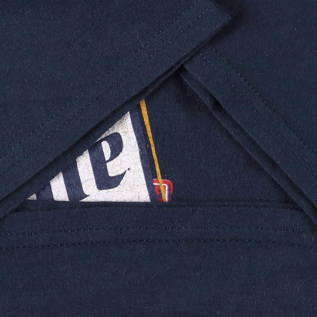 DIST RICT MILLER LITE BEER Miller Lite Beer Advertising T-Shirt Men's XL cotton navy blue type Vintage Second Hand