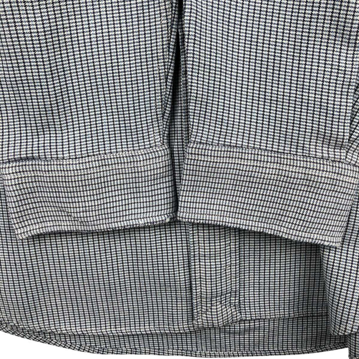 Ralph Lauren BLAIRE all-over print long-sleeved button-down shirt, men's size L cotton Blue type light blue Vintage Second Hand