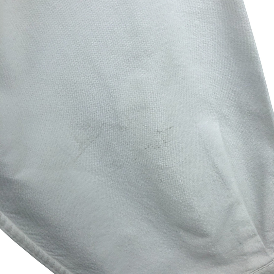 Ralph Lauren BIG SHIRT Long sleeve button down shirt Men's size L cotton white type Vintage Second Hand
