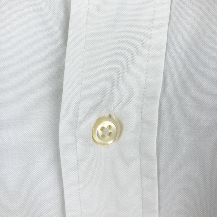 Ralph Lauren POLO by Ralph Lauren ANDREW long sleeve cotton shirt, men's size L cotton white type Vintage Second Hand