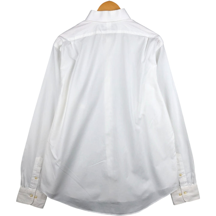 Ralph Lauren REGEND CUSTOM FIT wide collar long sleeve cotton shirt, men's XL cotton white type Vintage Second Hand