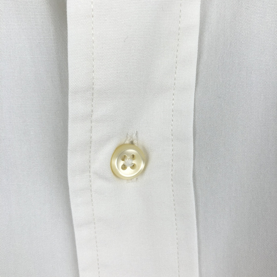 Ralph Lauren REGEND CUSTOM FIT wide collar long sleeve cotton shirt, men's XL cotton white type Vintage Second Hand