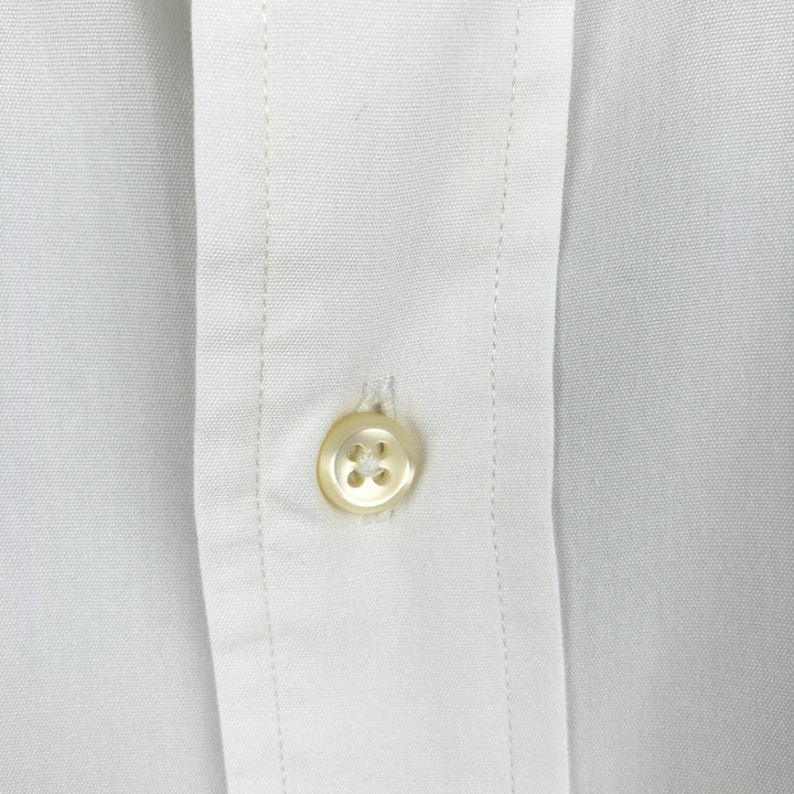 Ralph Lauren REGEND CUSTOM FIT wide collar long sleeve cotton shirt, men's XL cotton white type Vintage Second Hand