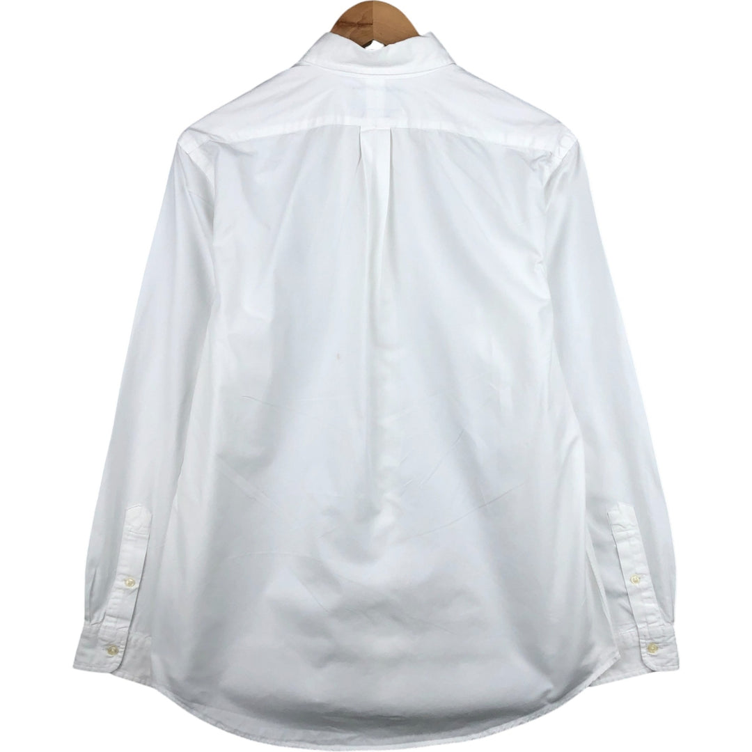 Ralph Lauren CUSTOM FIT long sleeve button down shirt, men's size L cotton white type Vintage Second Hand