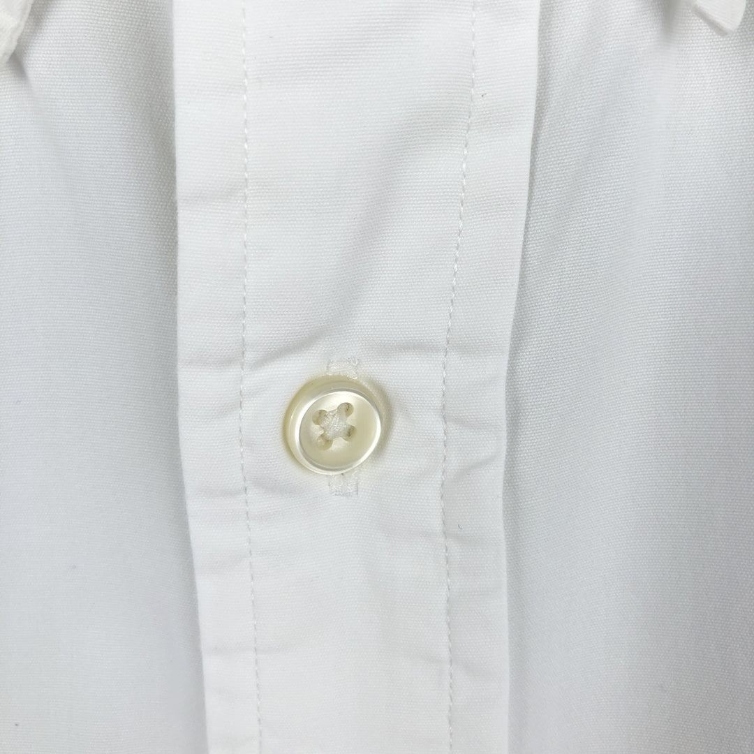 Ralph Lauren CUSTOM FIT long sleeve button down shirt, men's size L cotton white type Vintage Second Hand