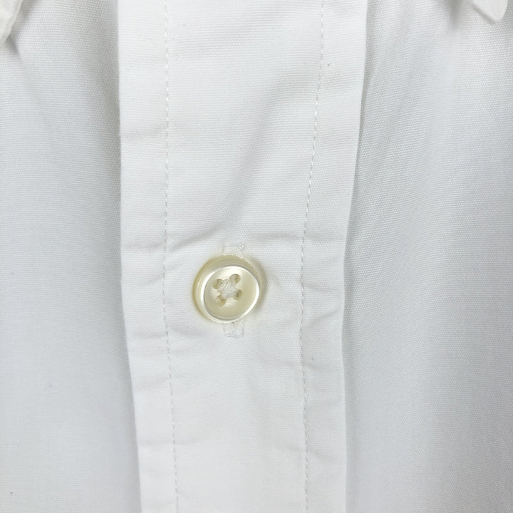 Ralph Lauren CUSTOM FIT long sleeve button down shirt, men's size L cotton white type Vintage Second Hand
