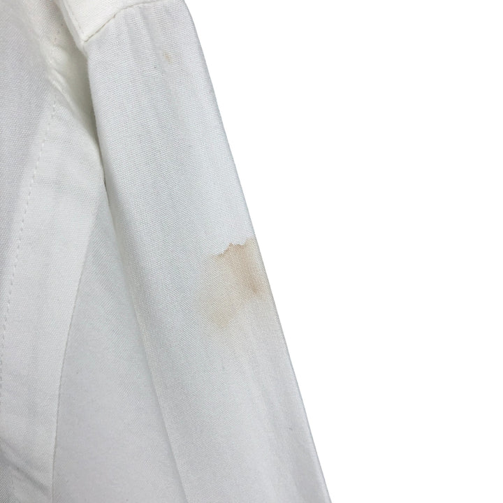 Ralph Lauren REGEND CUSTOM FIT Wide Collar Long Sleeve Cotton Shirt with Cuffs, Men's XL cotton white type Vintage Second Hand