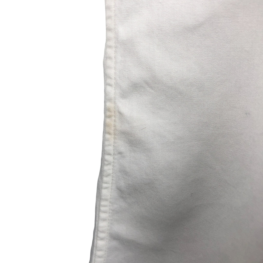 Ralph Lauren REGEND CUSTOM FIT Wide Collar Long Sleeve Cotton Shirt with Cuffs, Men's XL cotton white type Vintage Second Hand