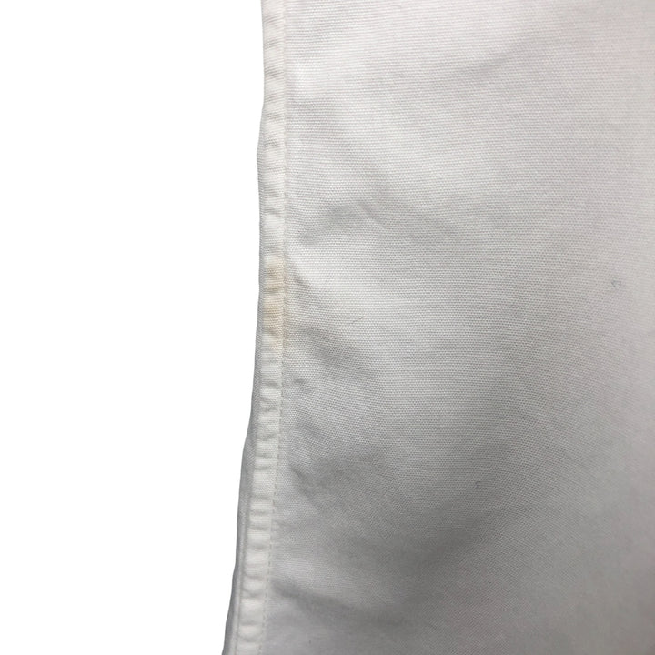Ralph Lauren REGEND CUSTOM FIT Wide Collar Long Sleeve Cotton Shirt with Cuffs, Men's XL cotton white type Vintage Second Hand